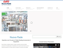 Tablet Screenshot of nuovarade.com